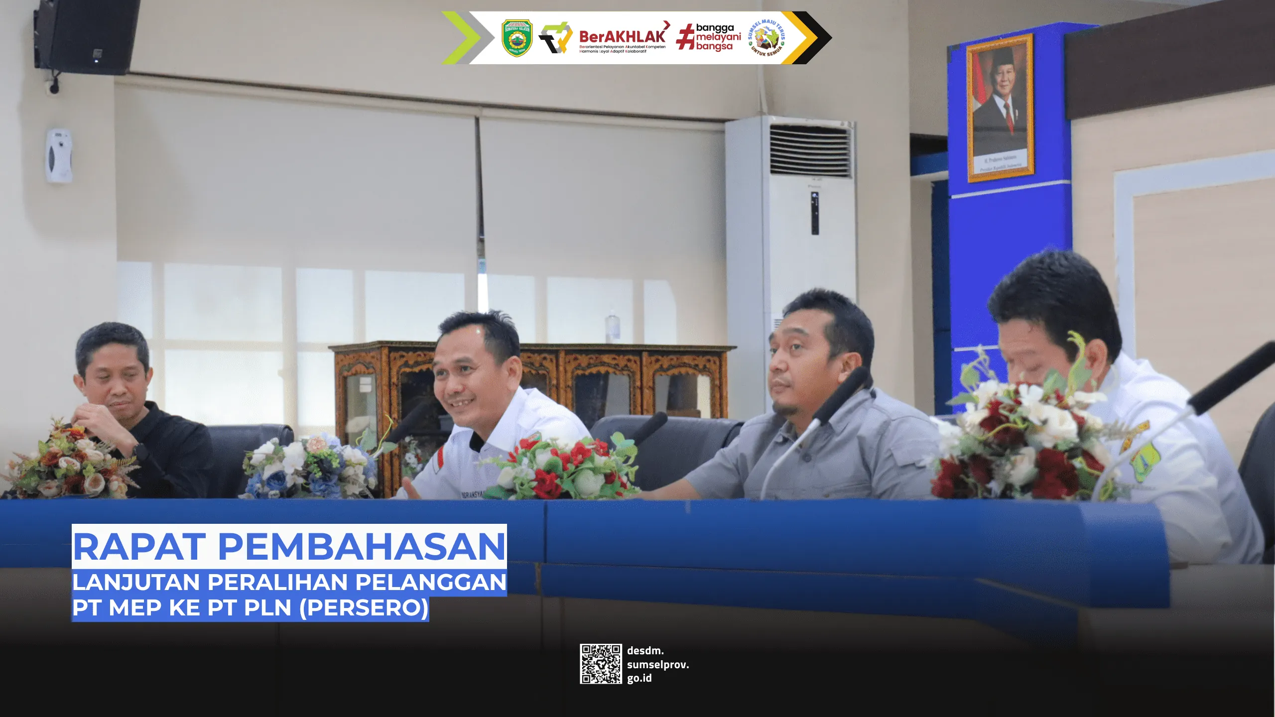 Rapat Pembahasan Lanjutan Peralihan Pelanggan PT MEP ke PT PLN (Persero)