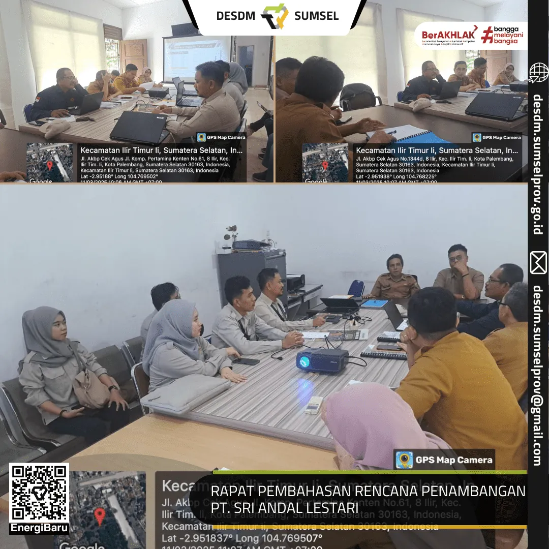 Rapat Pembahasan Rencana Penambangan PT. Sri Andal Lestari