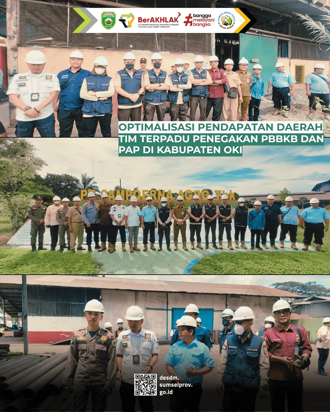 Optimalisasi Pendapatan Daerah: Giat Tim Terpadu Penegakan PBBKB dan PAP di Kabupaten OKI