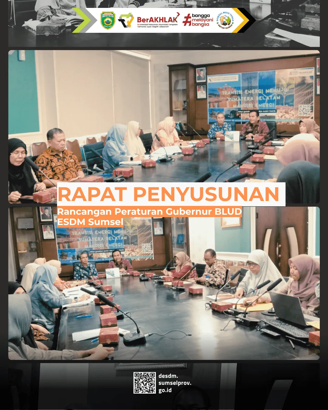 Rapat Penyusunan Rancangan Peraturan Gubernur BLUD ESDM Sumsel