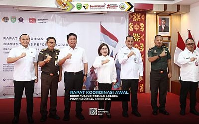 Gubernur Sumsel Dorong Percepatan Reformasi Agraria Melalui SDM Unggul dan Sinergi Daerah