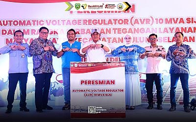Peresmian AVR 10 MVA Desa Siju