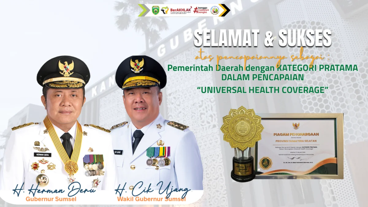 Pemerintah Provinsi Sumatera Selatan Raih UHC Award 2026